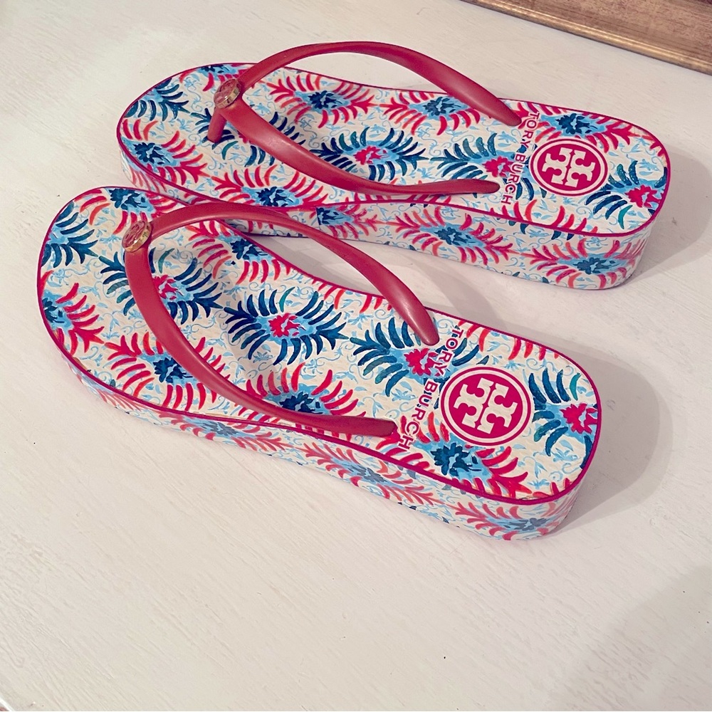 Tory Burch platform, Flipflops Sandals Sizev 7.5 ~8 Women